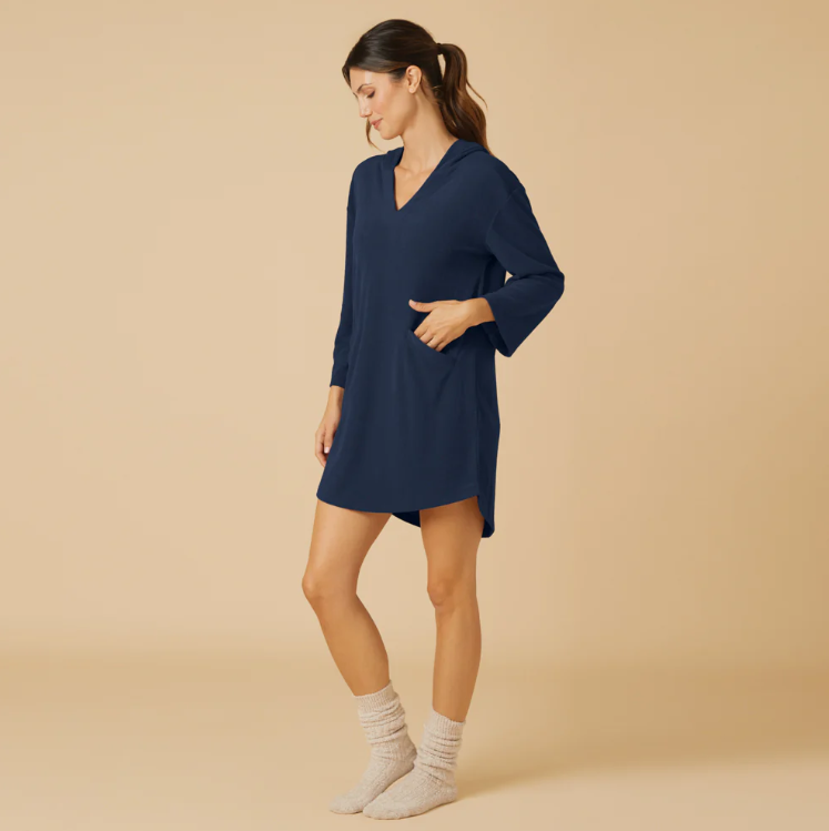 Terry Hooded Lounger - Bella Boutique