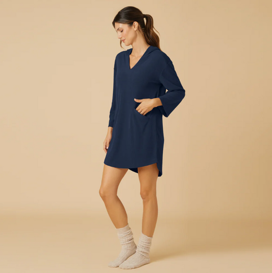 Terry Hooded Lounger - Bella Boutique