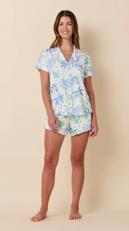 Toucan Terrace Pima Knit Short Set - Bella Boutique