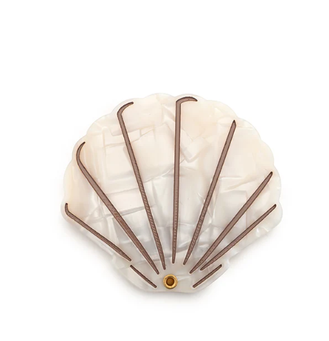 Living Royal Seashell Compact Mirror