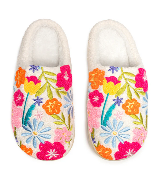 Living Royal Flower Bloom Slippers