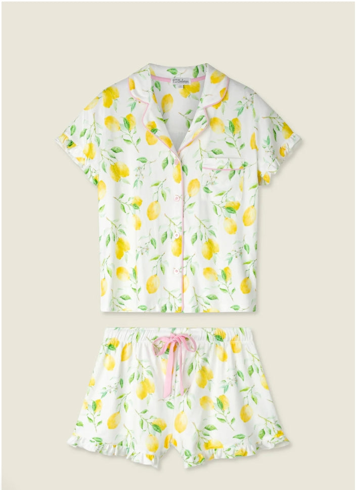 PJ Salvage Lemon Zest Short Set