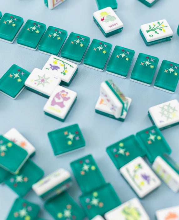 East Meets West Emerald Tiles with Acrylic Box - Bella Boutique