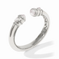 Cannes Demi Cuff Silver - Bella Boutique