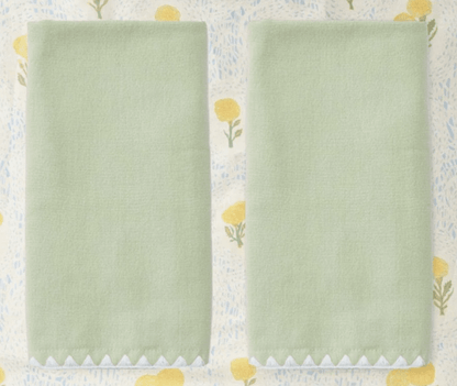 Weezie Stitched Edge Powder Bath Towels - Bella Boutique