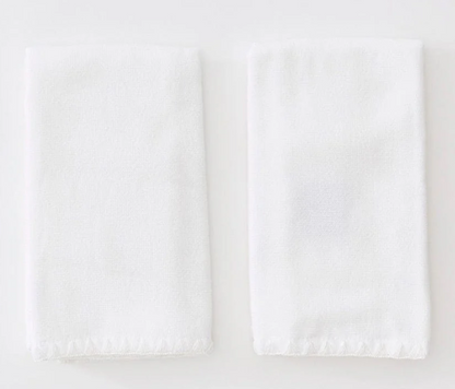 Weezie Stitched Edge Powder Bath Towels - Bella Boutique