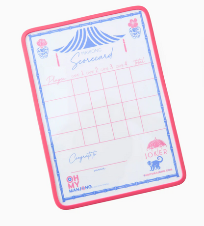 Oh My Mahjong Scorecard - Bella Boutique