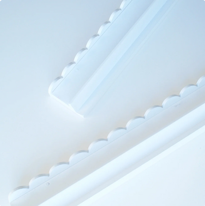 A Beautiful Line Scalloped Wooden Racks