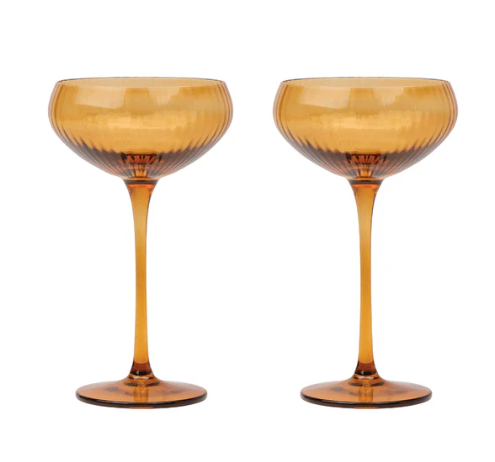 The Lou Coupe Glass Set of Two