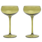 The Lou Coupe Glass Set of Two