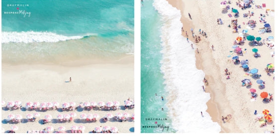 Bespoke X Gray Malin DOUBLE-SIDED MAT | Double the Fun/Gray Malin Beach Club Mat
