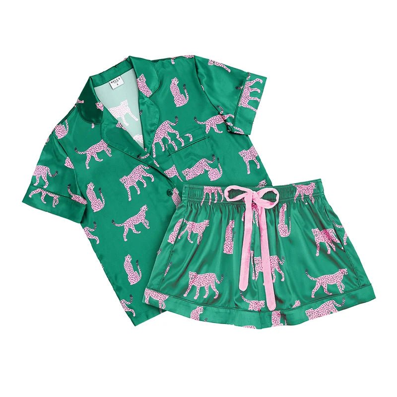 Short Sleeve and Short Cheetahs - Bella Boutique