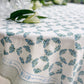 Table Throw - Honeybee - Uniform Blue & Sage - Bella Boutique