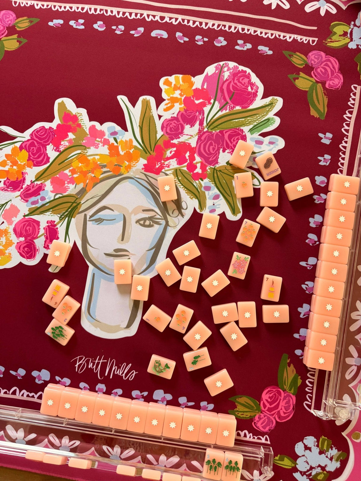 Scarlett Neoprene Mahjong Mat - Bella Boutique