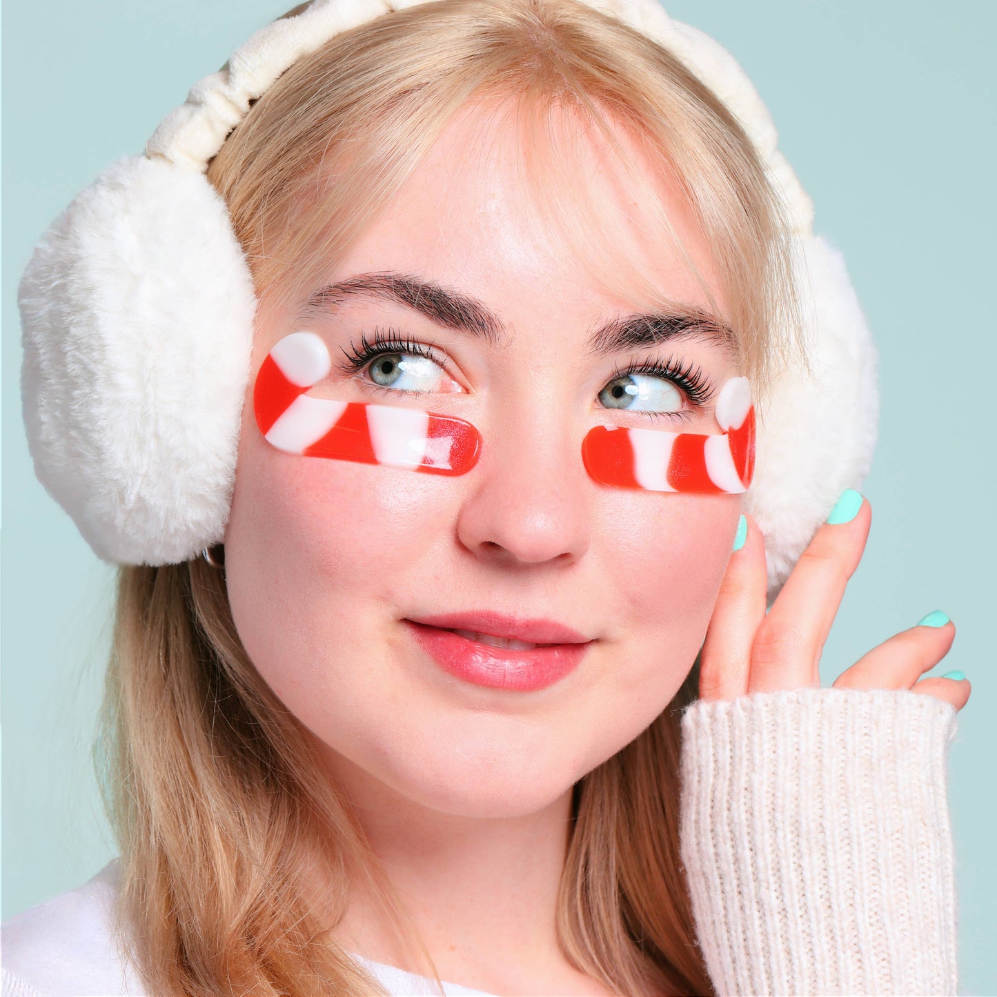 Christmas Holiday Candy Cane Cutie Depuffing Undereye Masks - Bella Boutique