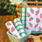 Tea Towel - Strawberry - Bella Boutique