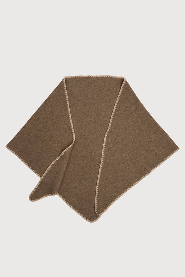 Knitted Triangle Shawl - Bella Boutique
