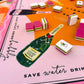 NEW NEOPRENE Bams & Bubbly Mahjong Mat | Champagne & Mahj - Bella Boutique