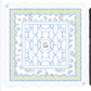 Hamptons Hydrangea Mahjong Mat | The House of Hydrangea Coll - Bella Boutique