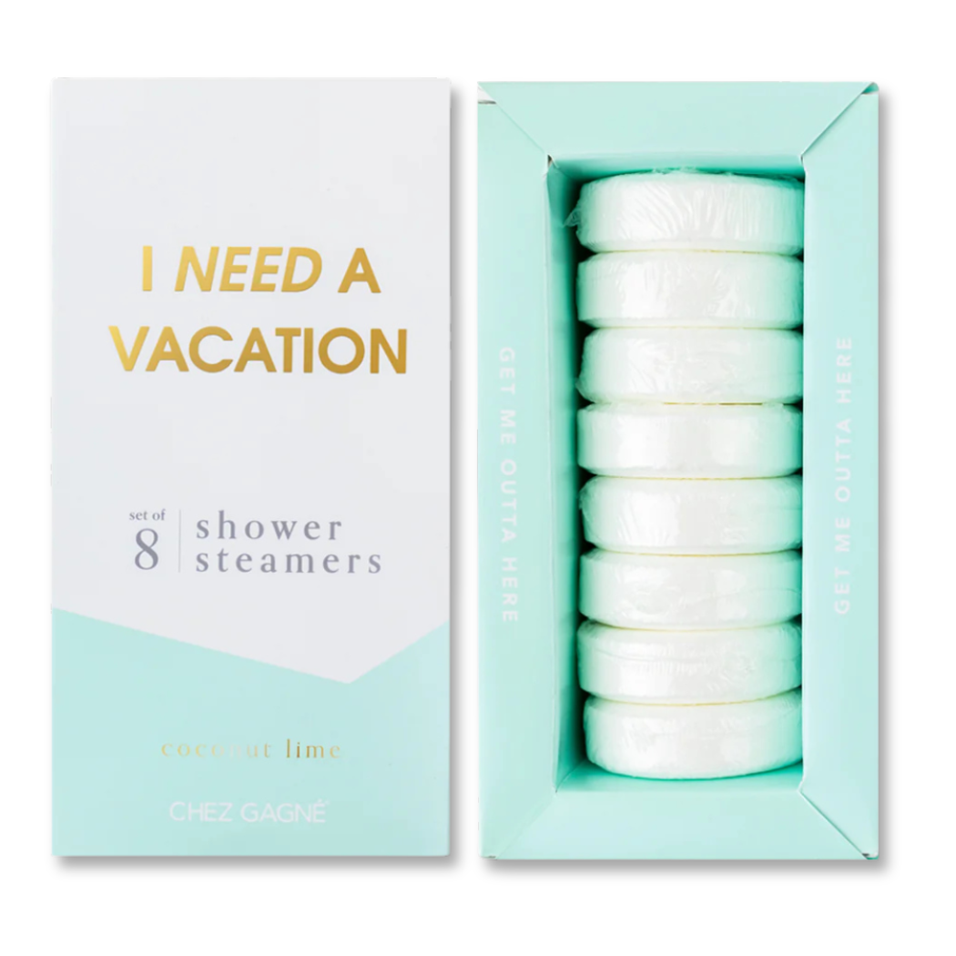 I Need A Vacation - Aromatherapy Shower Steamers - Coconut Lime - Set of 8 - Bella Boutique