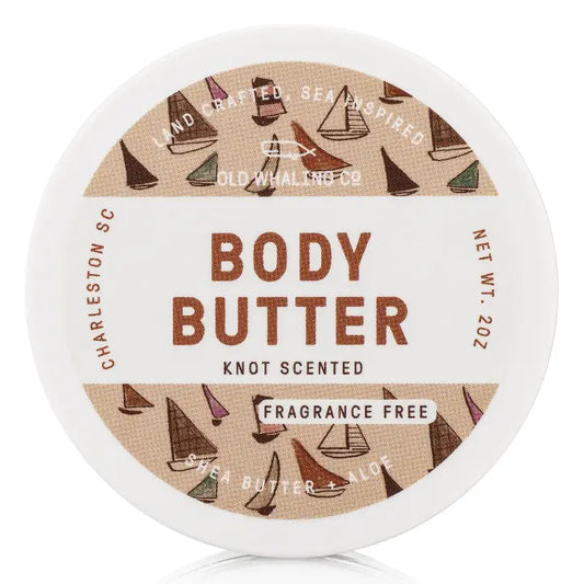 Knot Scented Fragrance Free Travel Body Butter - 2 oz.