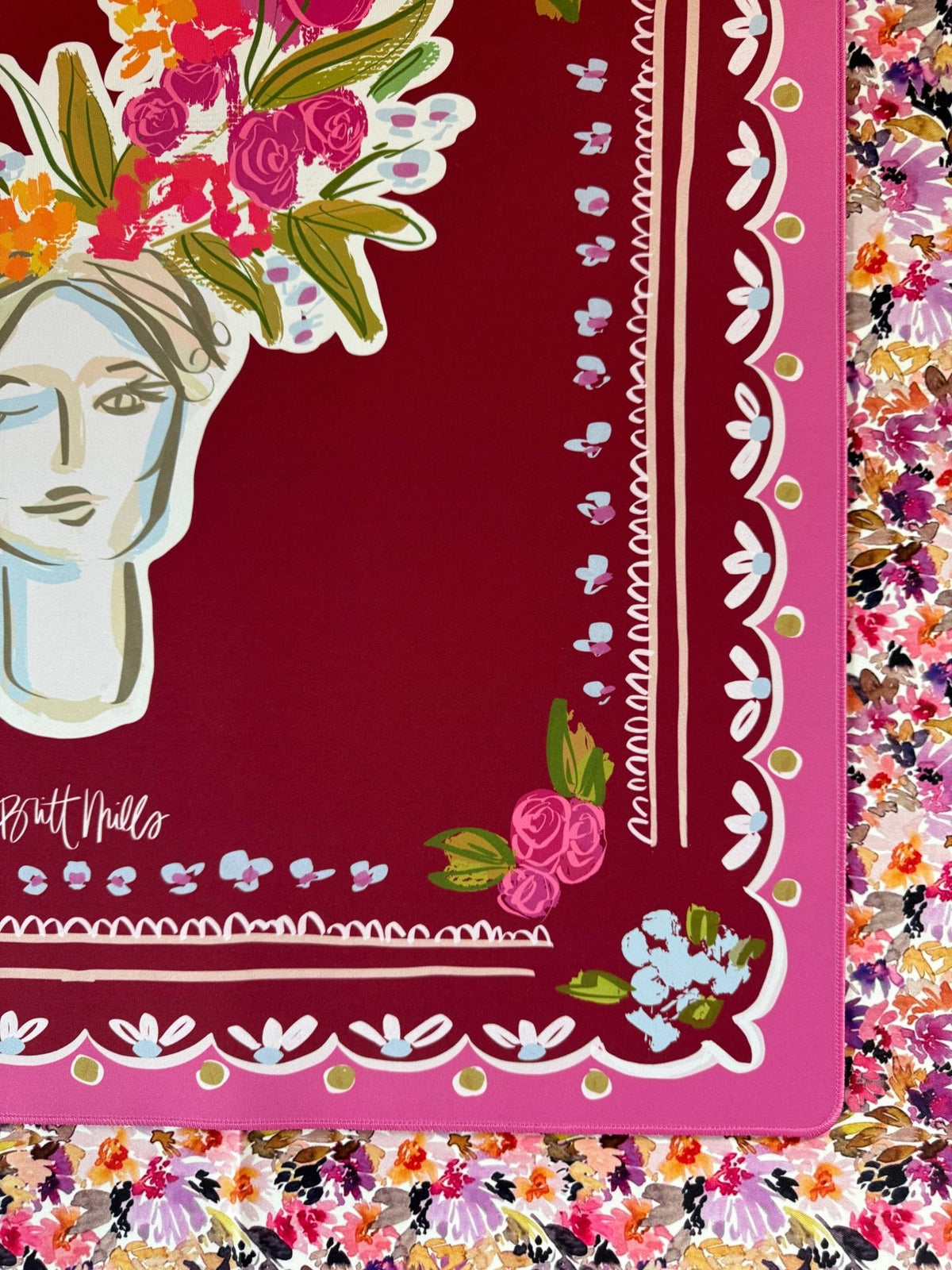 Scarlett Neoprene Mahjong Mat - Bella Boutique