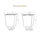 WB8605 - Birds & Bloom Wastepaper Basket - Bella Boutique