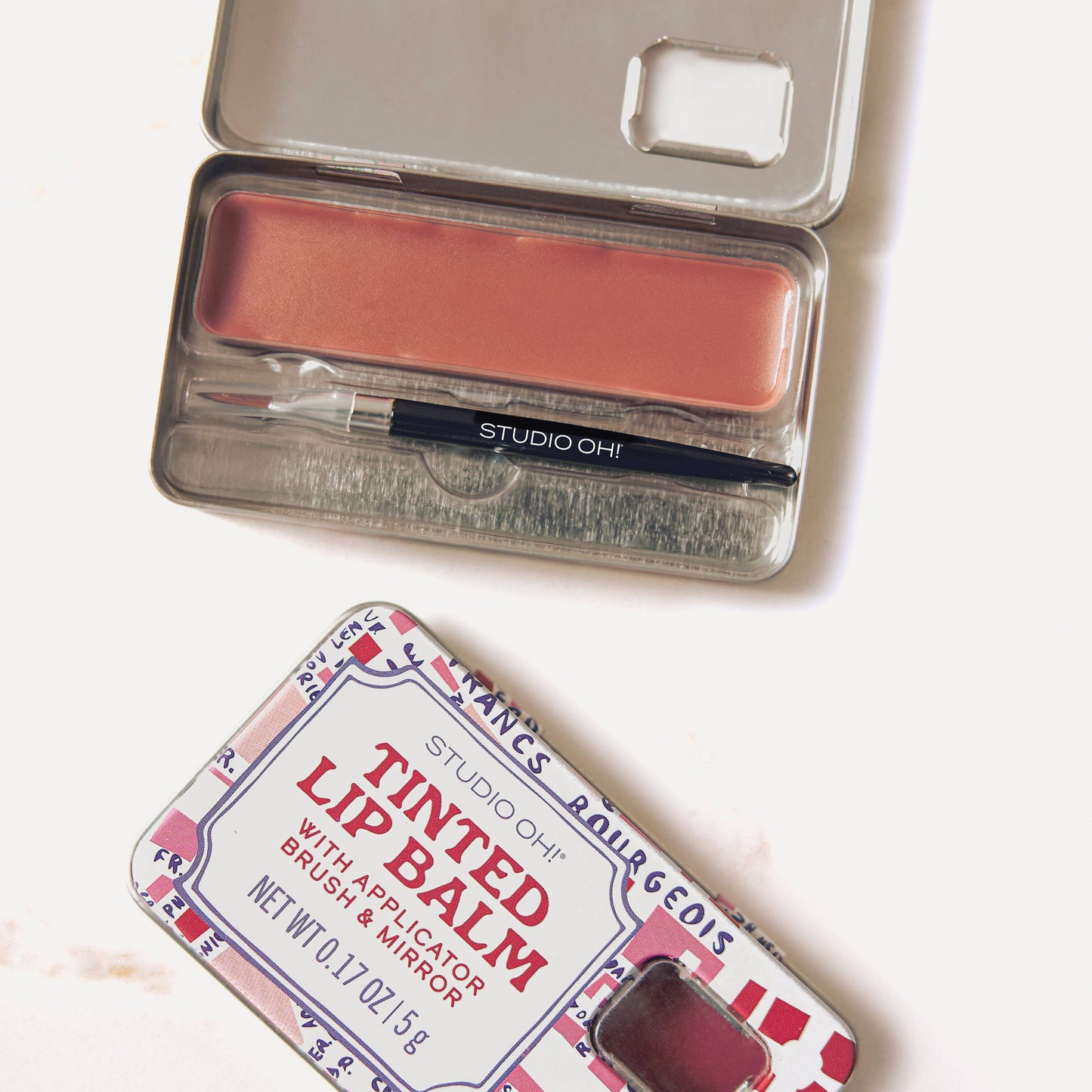 Rues de Paris Tinted Lip Balm & Brush Set - Bella Boutique