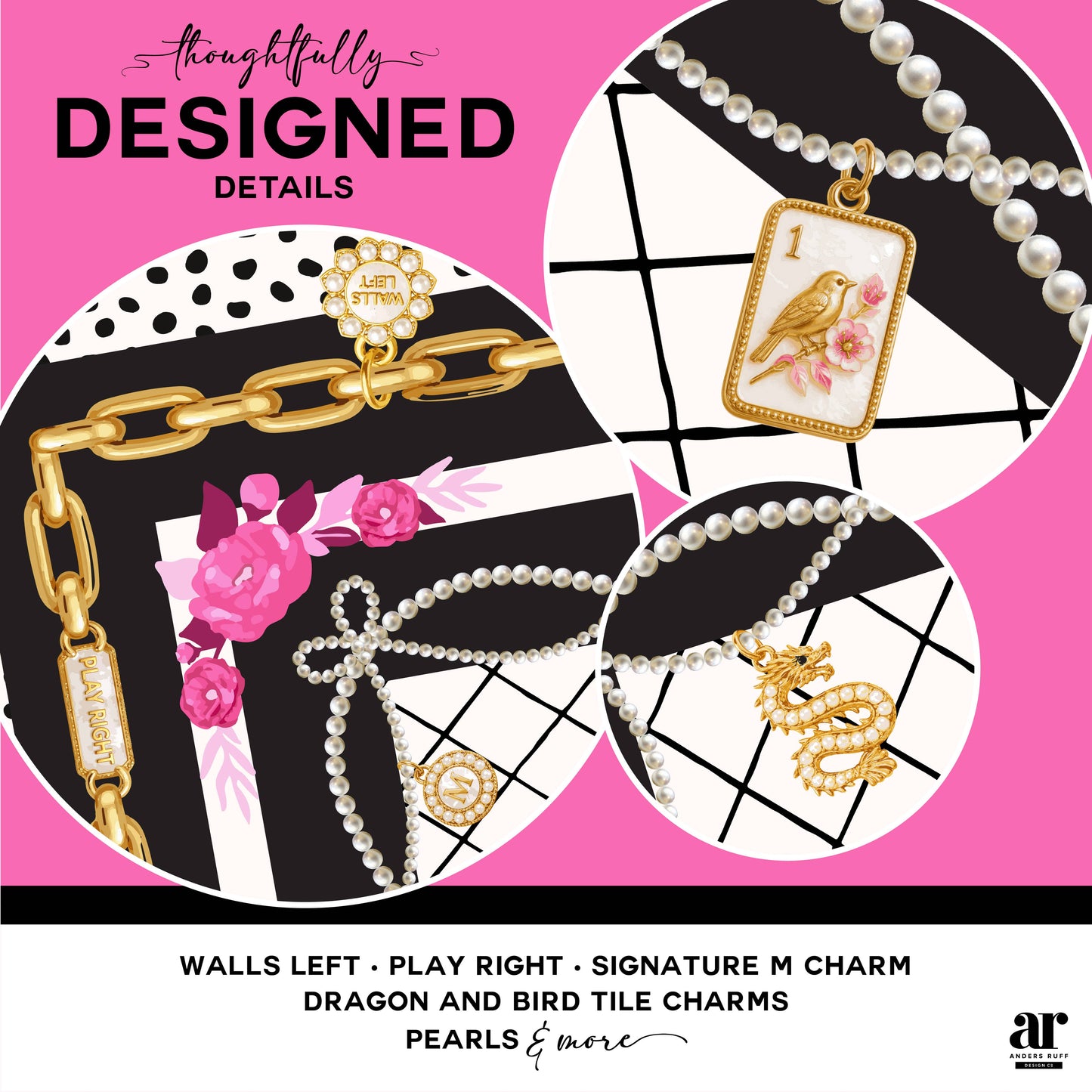 Bamboo Blossom Mahjong Mat – Eau de Mahj Collection - Bella Boutique