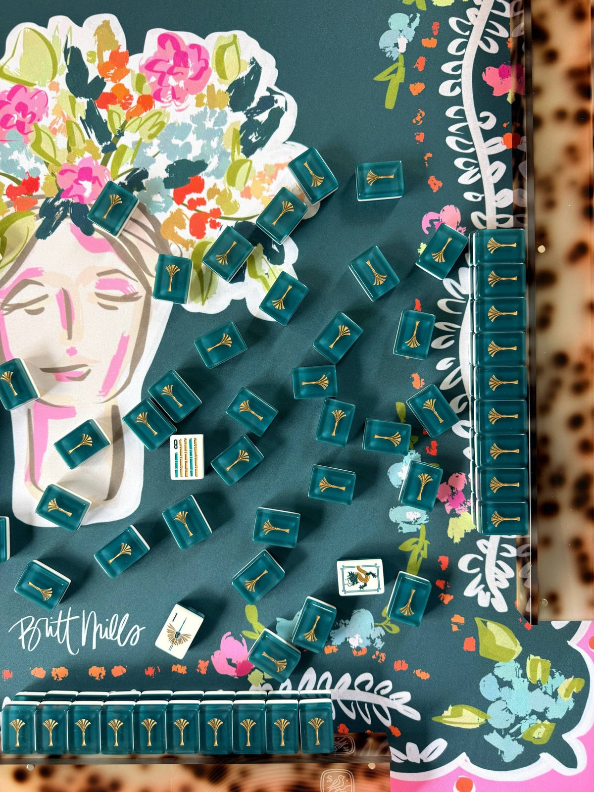 Reba Neoprene Mahjong Mat - Bella Boutique