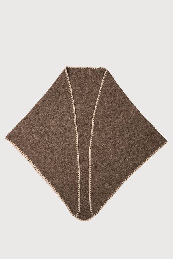 Knitted Triangle Shawl - Bella Boutique