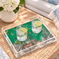 Acrylic Display Tray, Green Jungle Print - Bella Boutique