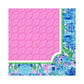 NEOPRENE Palm Beach Collection Mahjong Mat | Pink Blue Lime - Bella Boutique