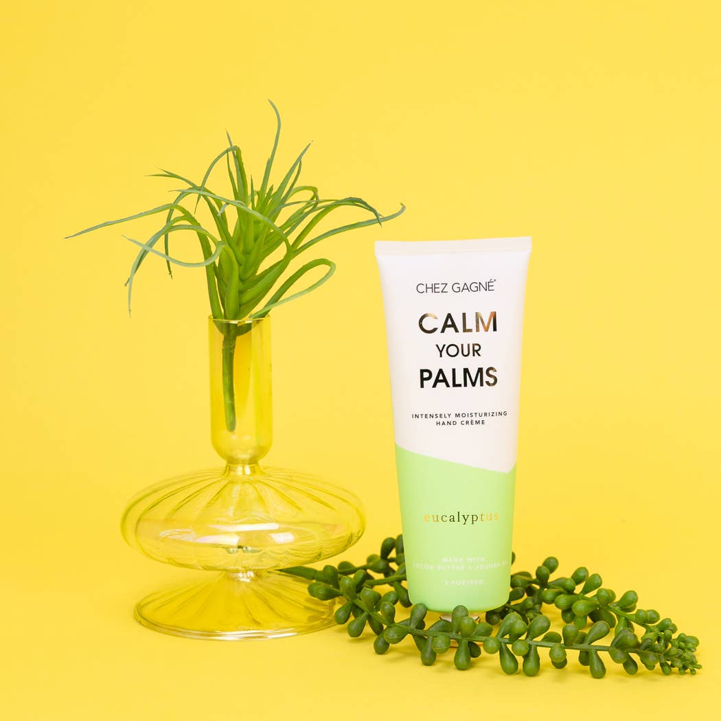 Calm Your Palms - Eucalyptus - Clean + Vegan Hand Crème - 3.4oz - Bella Boutique