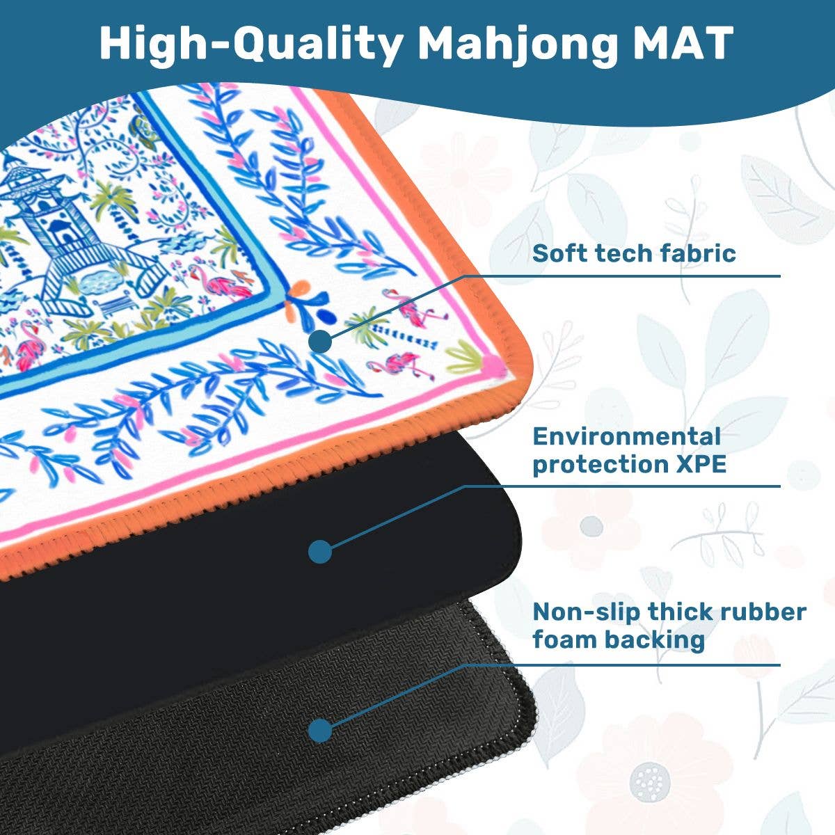 Britt Mills Mahjong Mats - MULTIPLE PRINTS (Non-Neoprene) - Bella Boutique