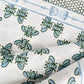 Table Throw - Honeybee - Uniform Blue & Sage - Bella Boutique