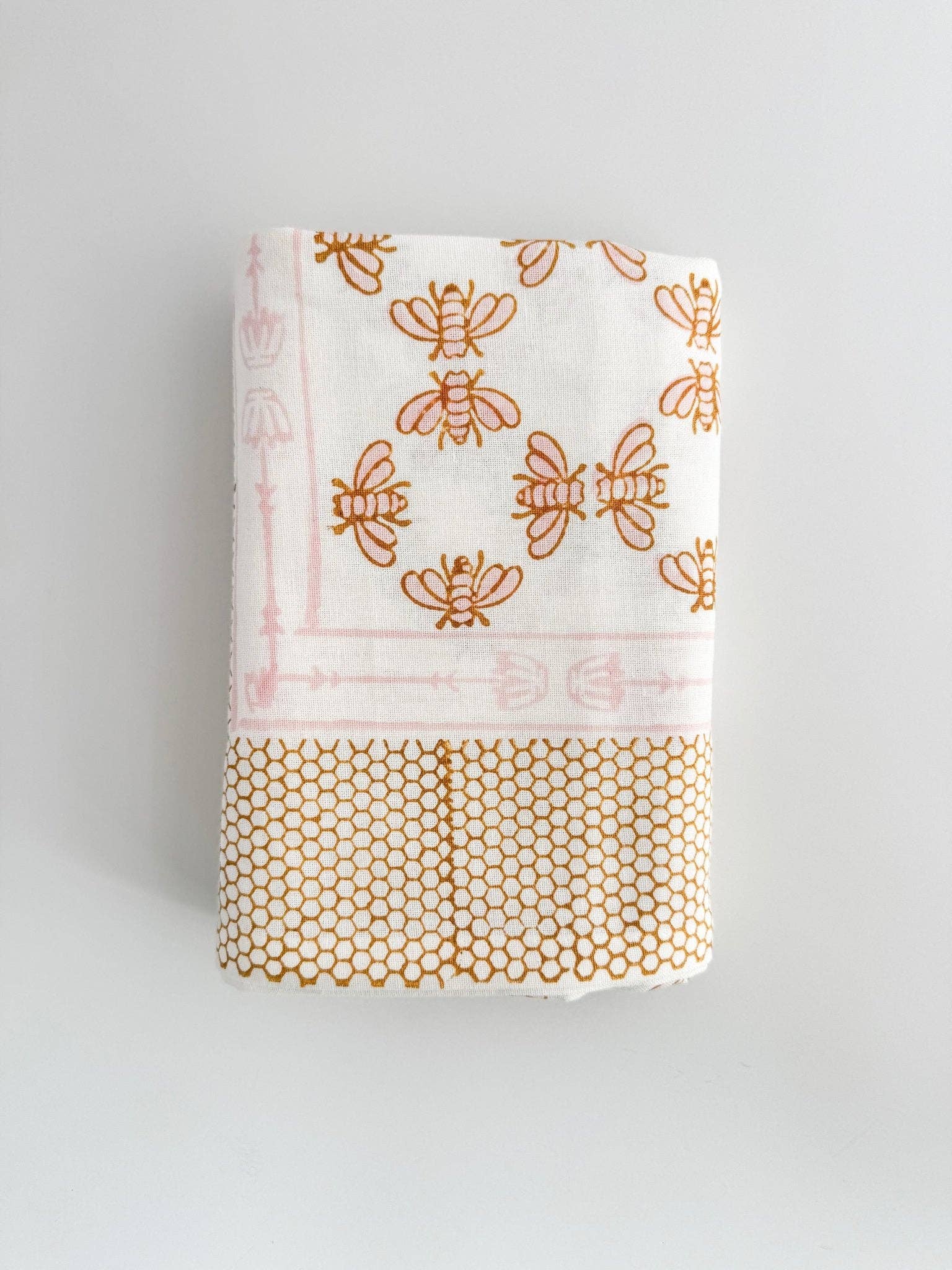 Table Throw - Honeybee - Rose & Mustard - Bella Boutique