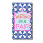 Mahjong Blue Tile "Waiting on a Pair" 24ct Guest Napkins