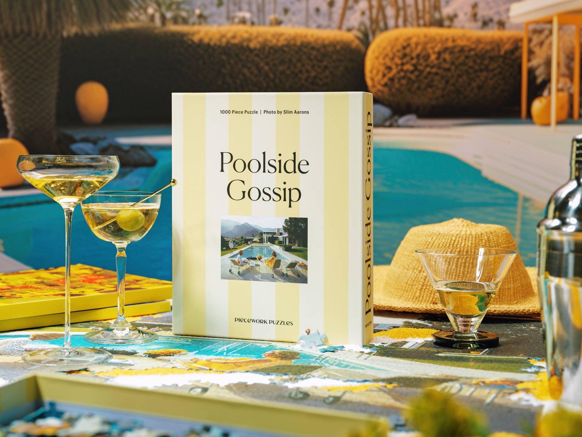 Poolside Gossip - Slim Aarons Collab - 1000 Piece Puzzle - Bella Boutique