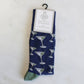 Men's Martini Socks   Navy/Green   One Size - Bella Boutique