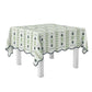 Rosemary Stripe Lagoon Square Game Tablecloth - Bella Boutique