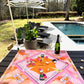 NEW NEOPRENE Bams & Bubbly Mahjong Mat | Champagne & Mahj - Bella Boutique