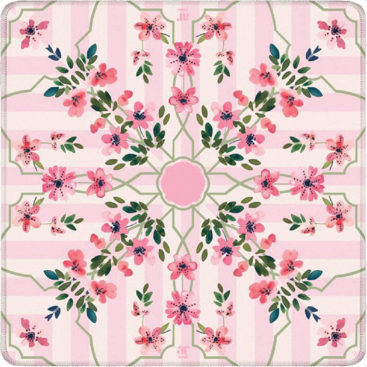Floral Trellis Pink Mahjong Mat - Bella Boutique