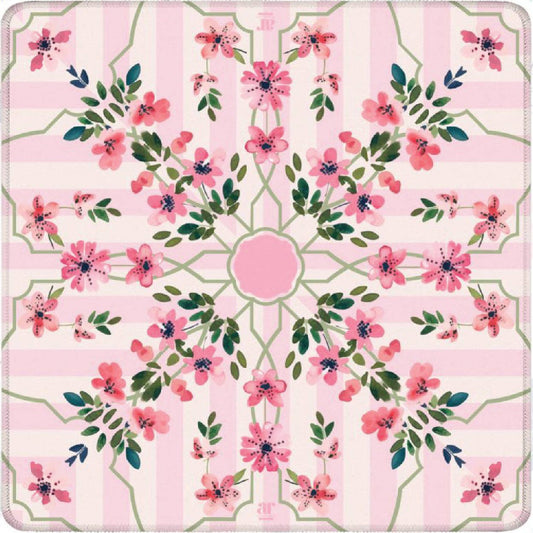 Floral Trellis Pink Mahjong Mat - Bella Boutique