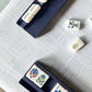 Table Throw - Striped, Uniform Blue - Bella Boutique