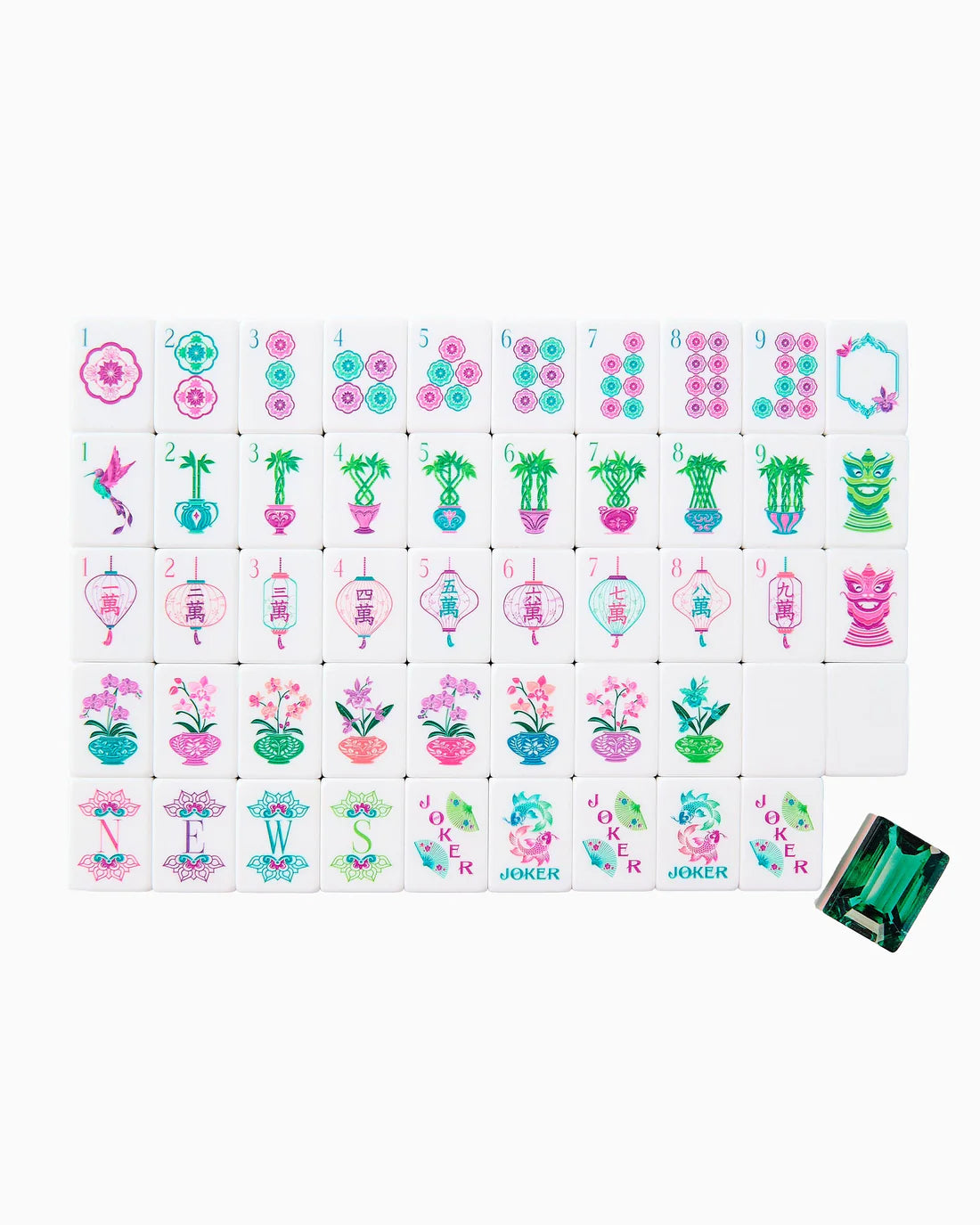 Emerald Tiles Oh My Mahjong