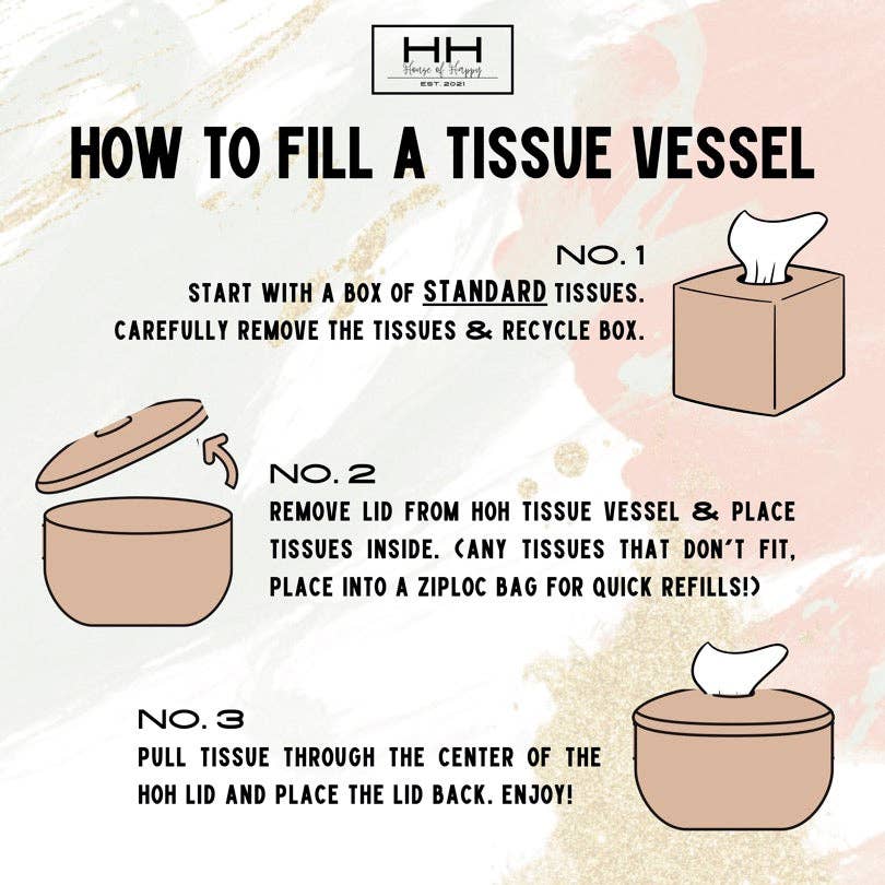 The Lou Tissue Vessel - Bella Boutique
