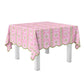 Rosemary Stripe Pink Square Game Tablecloth - Bella Boutique