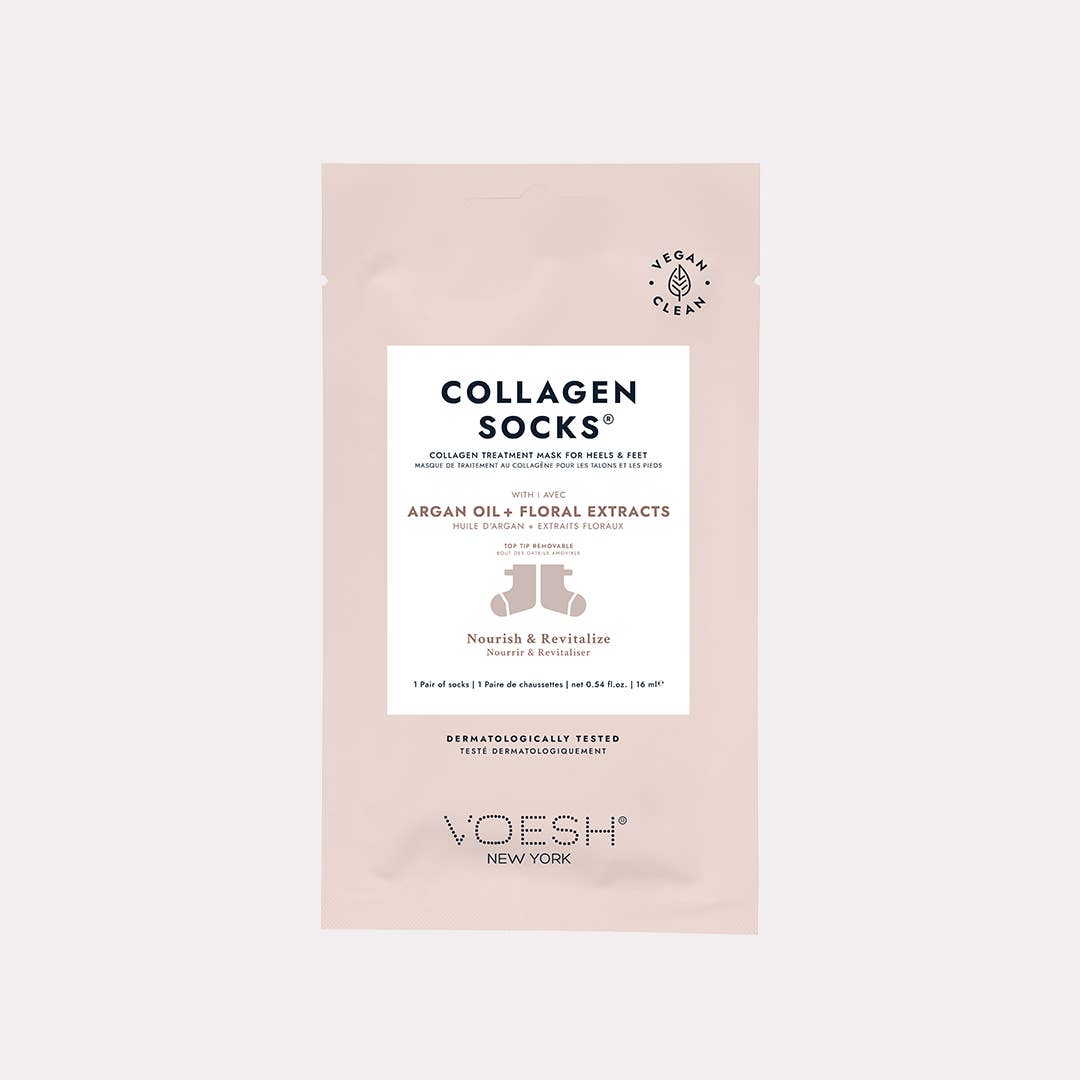Collagen Socks with Argan Oil + Floral Extracts - Bella Boutique
