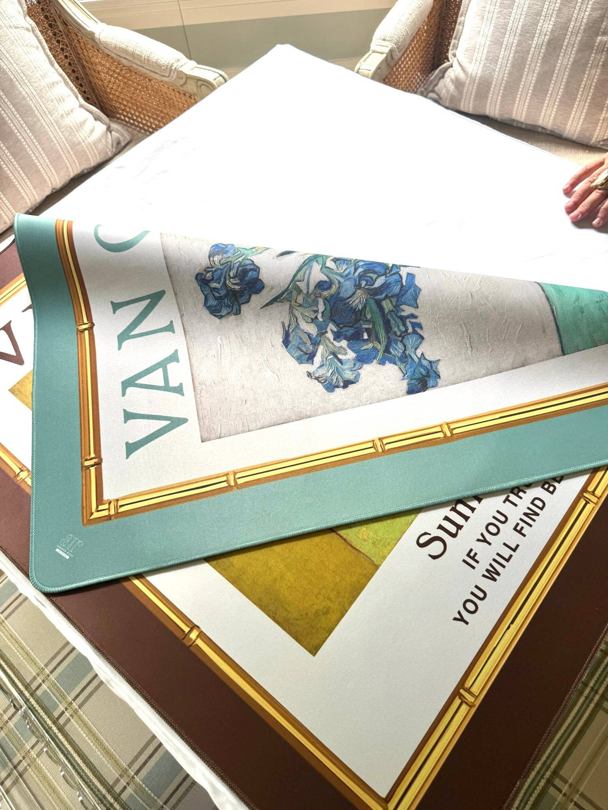 NEOPRENE Van Gogh Reversible Mahjong Mat – Starry Museum - Bella Boutique